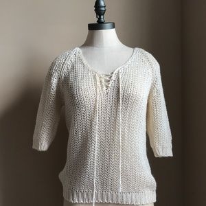 Pick 2 for $10⚡️Ann Wi Lace Up Sweater